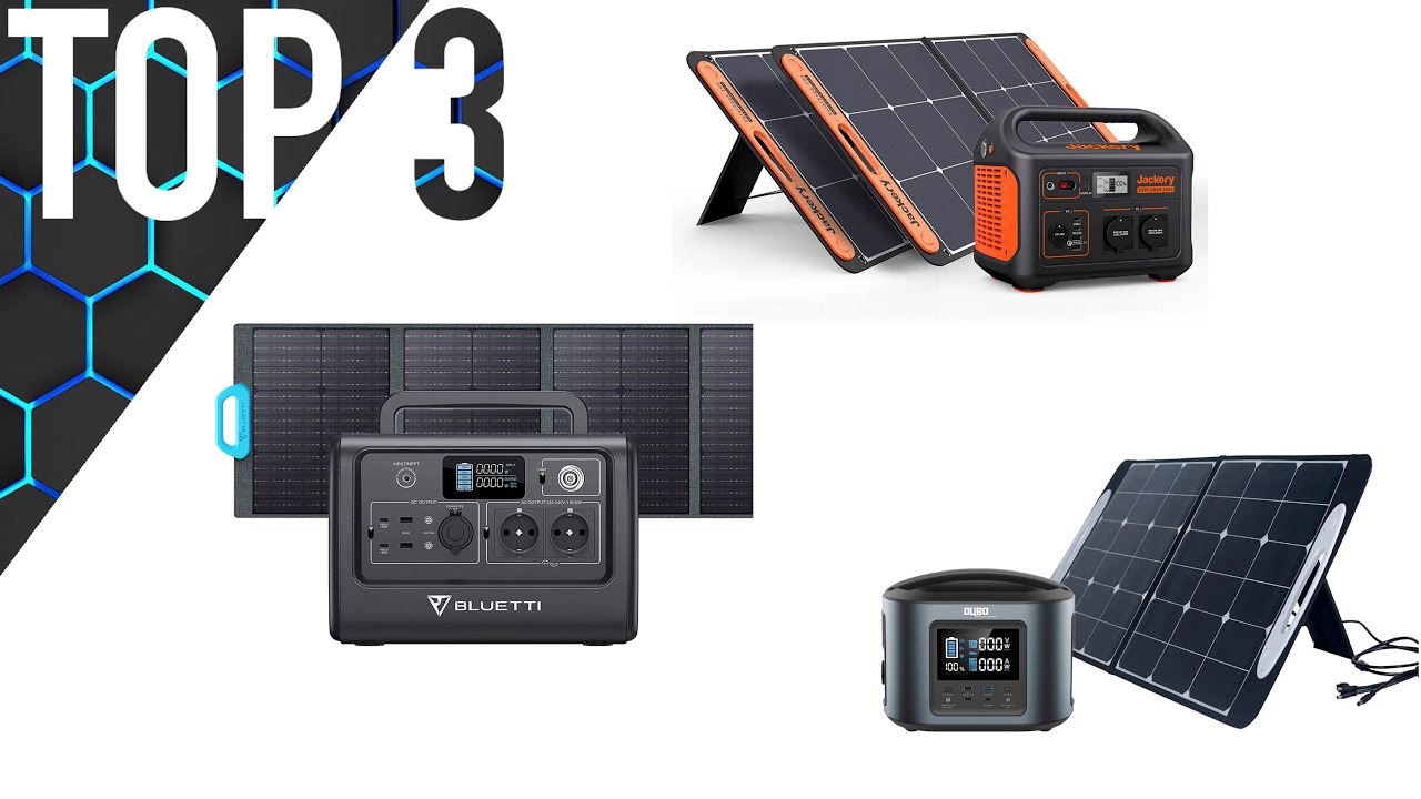 Top 3 Power Station with Solar Panel ⭐️2023⭐️