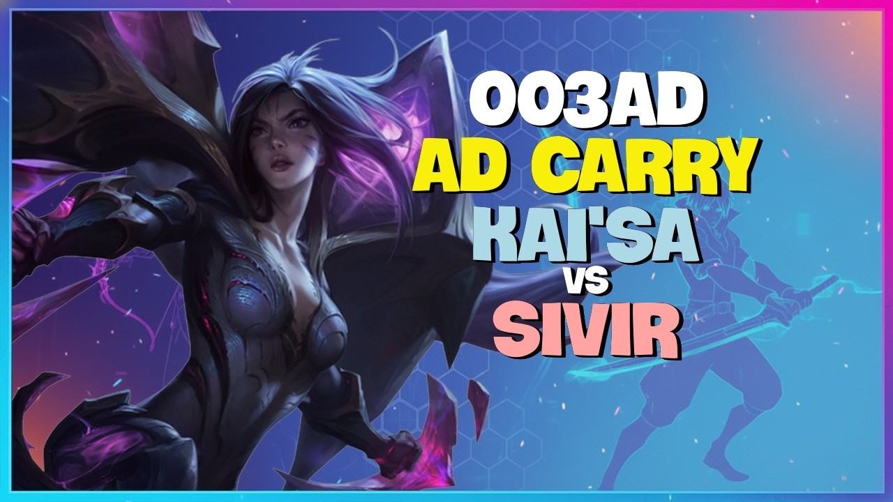 003ad Kai'Sa : This Dude is CRUSHING Sivir With DEVASTATING Kiting - Engsub