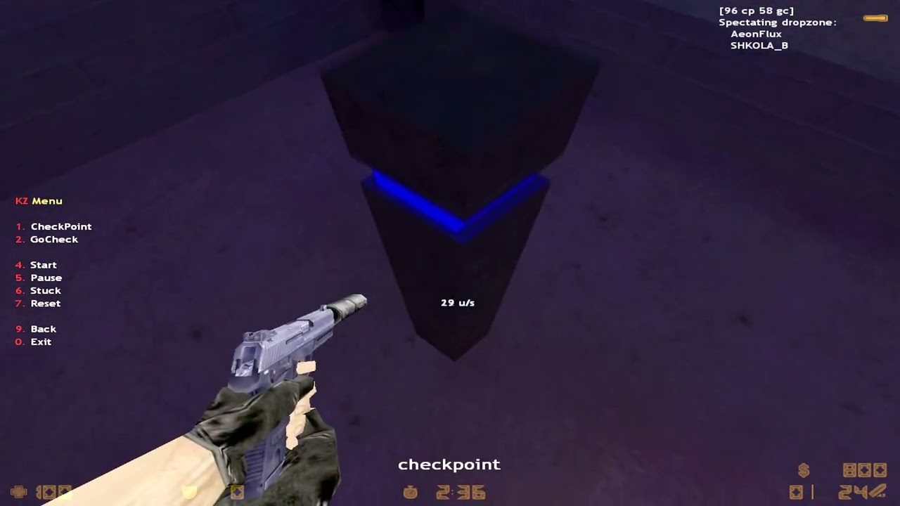 dropzone on wps_god (new kz rush record)