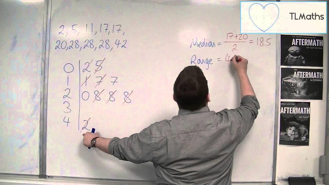 OCR MEI Statistics 1 7.05 QUICK GCSE RECAP: Stem & Leaf Diagrams