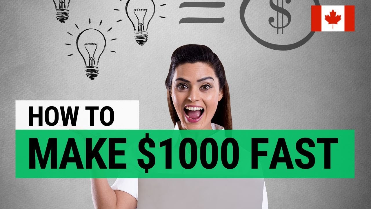 How To Make $1,000 Fast