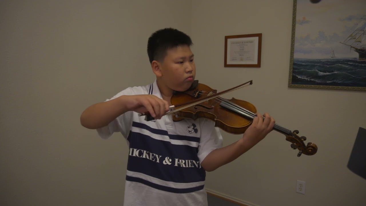 Lalo Symphonie espagnole,Op 21 fifth Mvt Violin Solo Ethan Liu