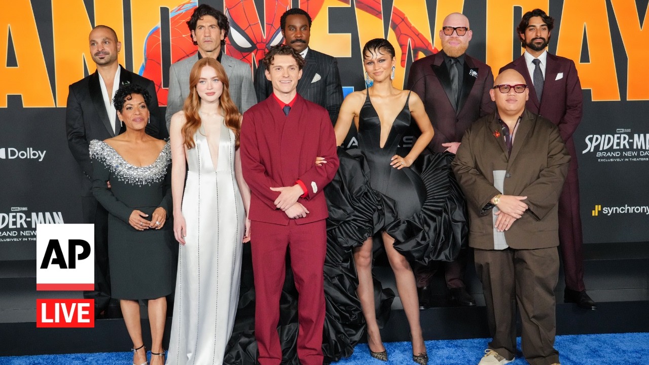LIVE: Tom Holland, Zendaya and &lsquo;Spider-Man: Brand New Day&rsquo; cast attend Hollywood premiere