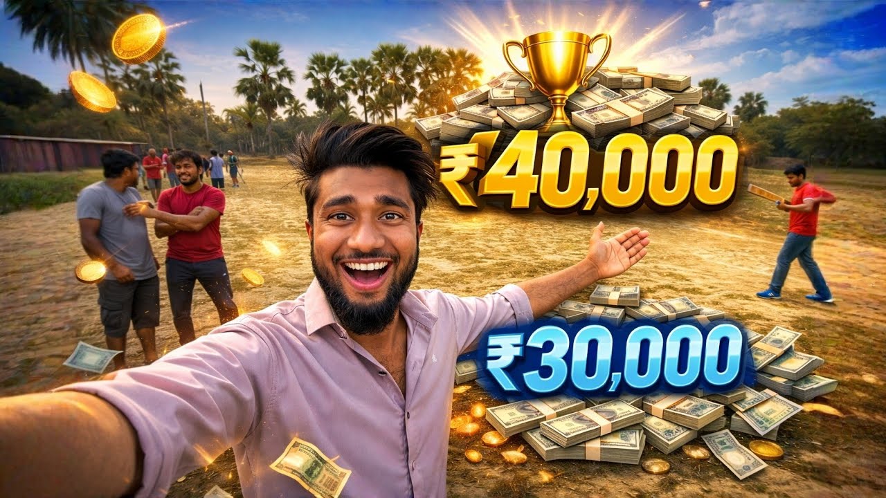 গ্রামের চূড়ান্ত ক্রিকেট খেলা !🏏 Fast Price ₹40,000