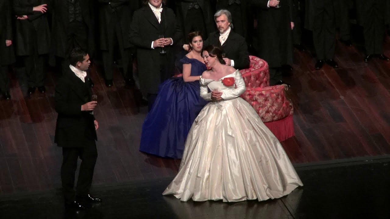La Traviata: “Libiamo, ne' lieti calici” Venera Gimadieva-Ismael Jordi , Bastille 2014