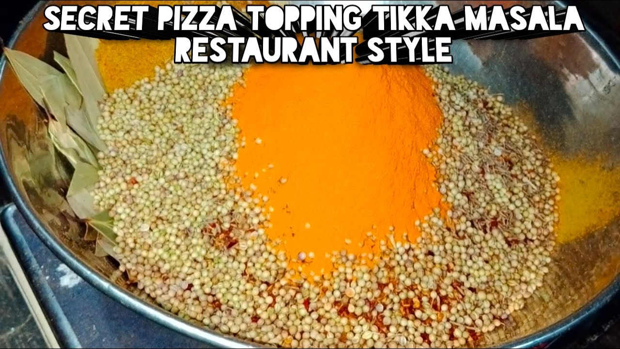 Secret pizza topping tikka masala restaurant style | chefshuf | Live Kitchen With Mubashar Ahmed