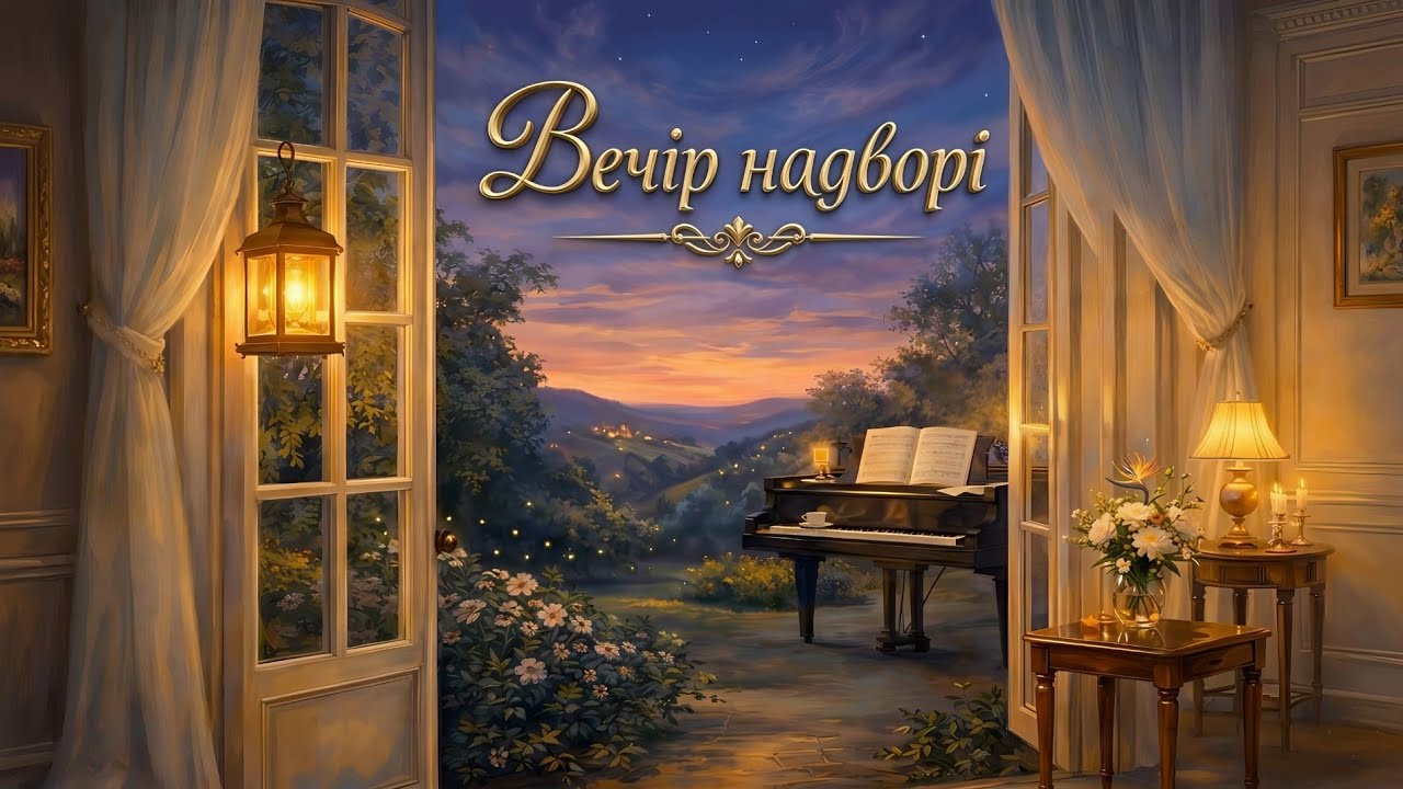 «ВЕЧІР НАДВОРІ» — українська народна пісня, де звучать ніжність, кохання та тихе вечірнє небо.