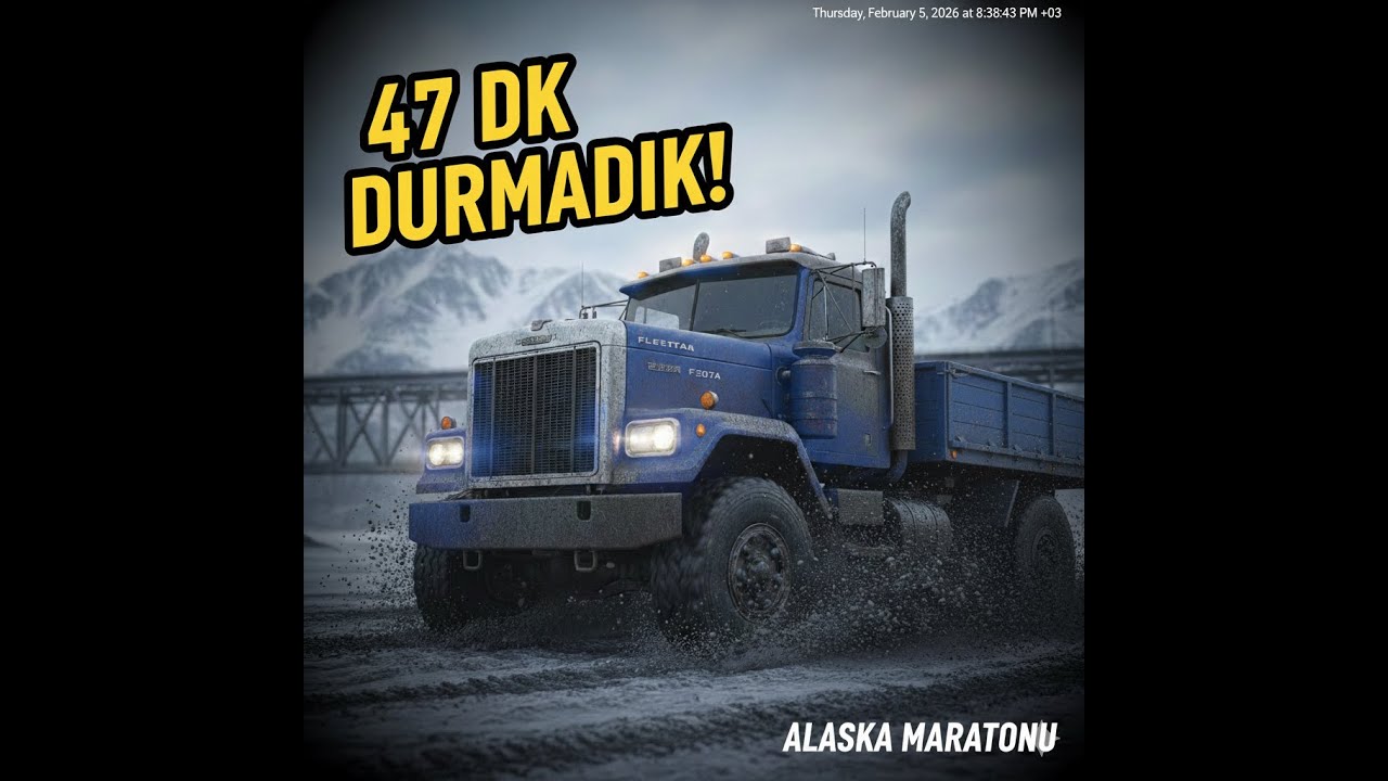 Fleetstar F2070A ile Alaska Maceraları: Çamur, Buz ve Asfalt #snowrunner #offroad #gaming