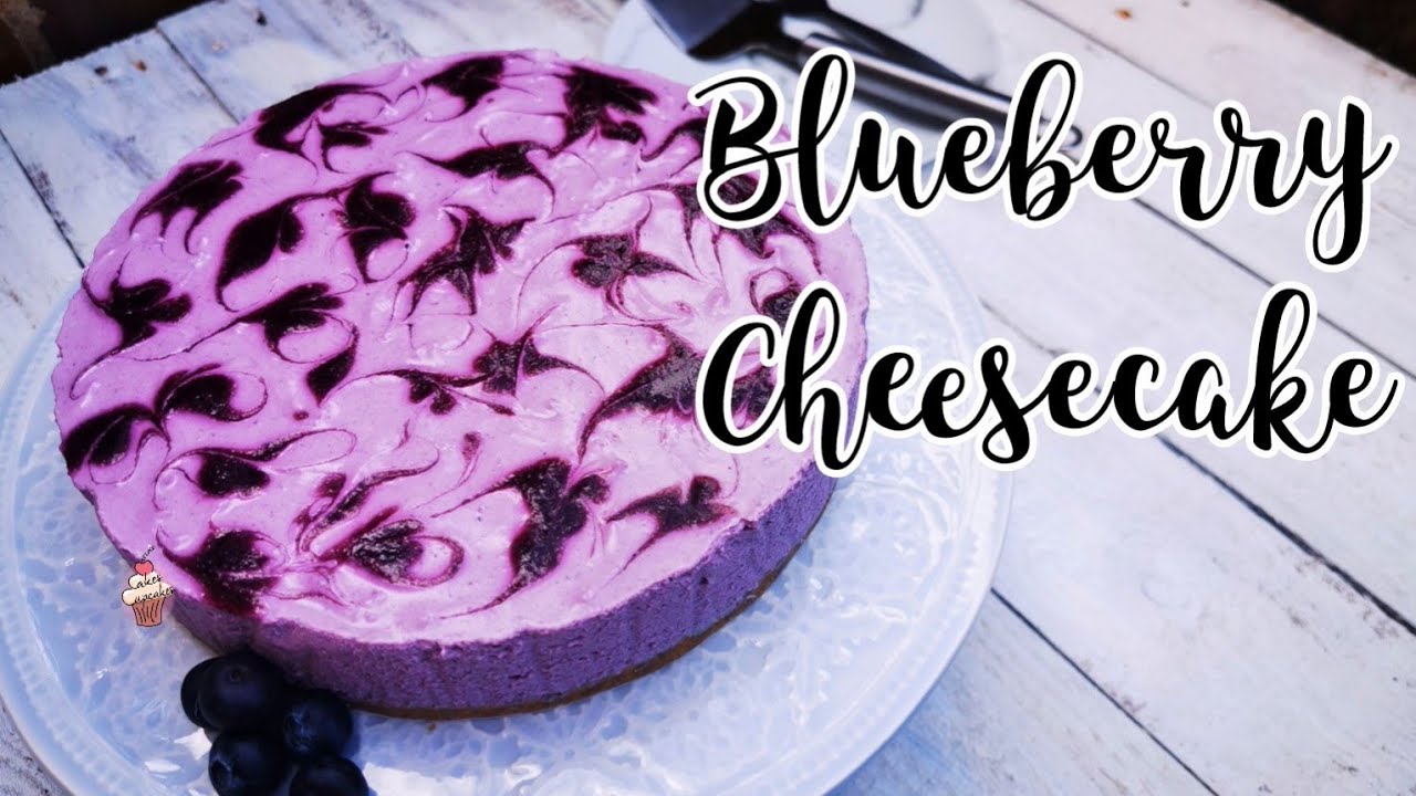 The Best NO-BAKE Blueberry Cheesecake | Easy Cheesecake Recipes | Summer Desserts