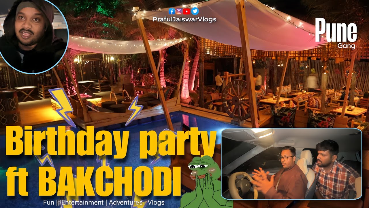 BIRTHDAY PARTY ft BAKCHODI🤬| Friends & Unlimited Bakchodi Vlog 