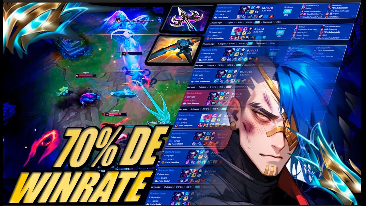 KAYN AZUL ESTÁ ABSURDO NA NOVA SEASON !!!