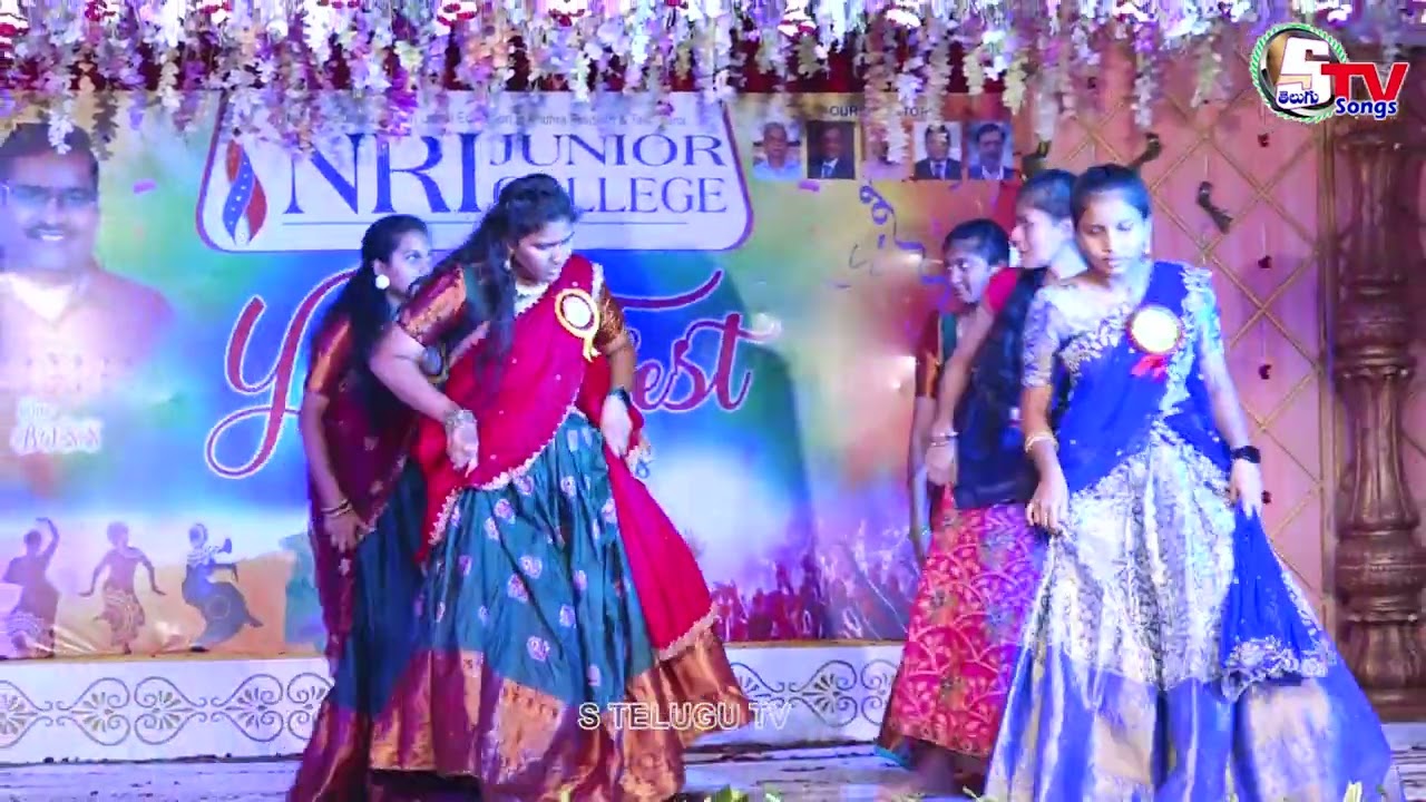 dance Youth Fest Celebrations | Girls | NRI Jr College | Tenali | 2024