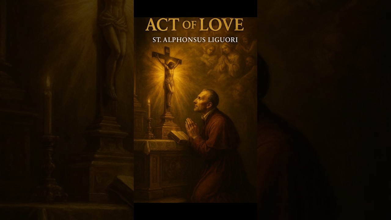 St. Alphonsus Liguori&rsquo;s Act of Love | Traditional Catholic Prayer #Shorts #ViralShorts
