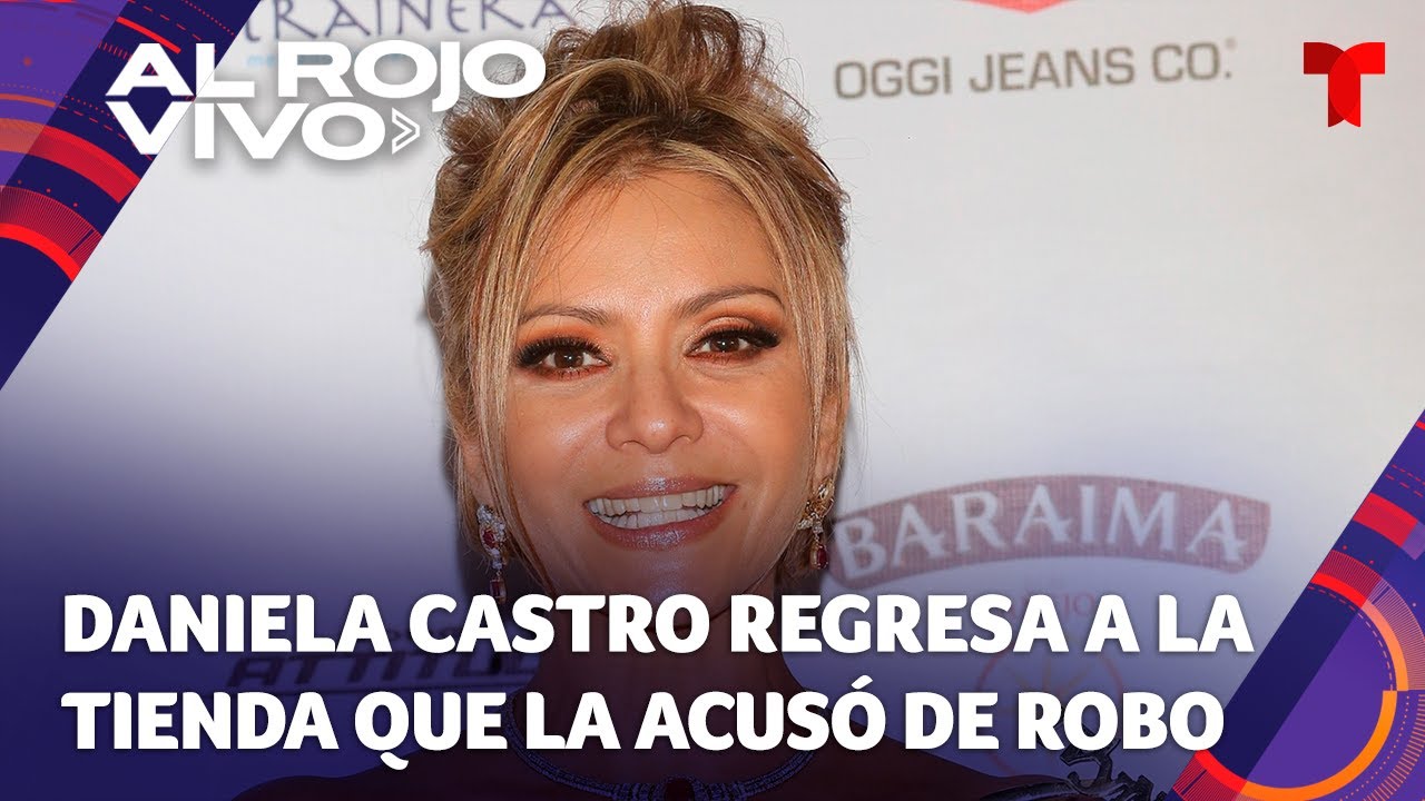 Daniela Castro regresa a la tienda donde fue acusada de robo
