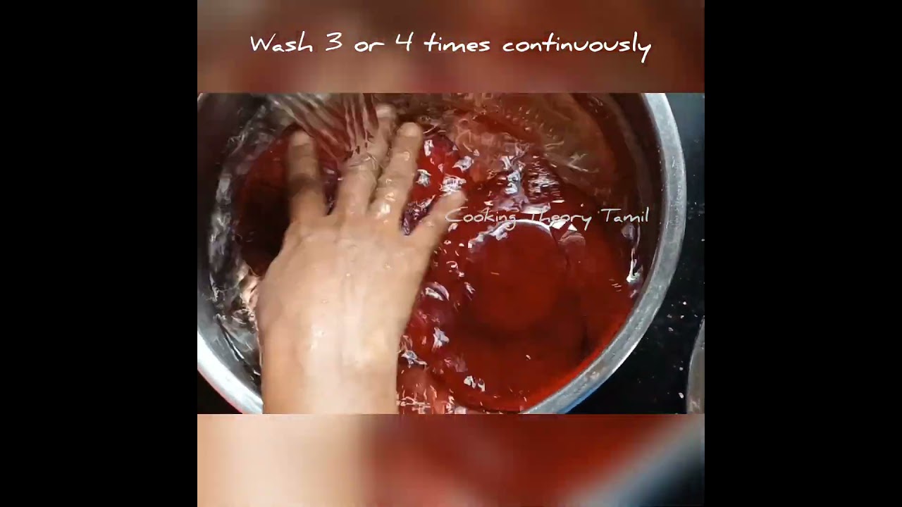 How to Clean Goat Blood| #goat #goatbloodfry #cookingmethod #cookingtheorytamil #shorts #shortsvideo