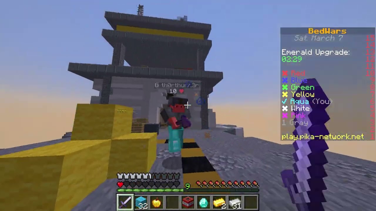 Bir rusher nasıl oynar?(Minecraft Bedwars)