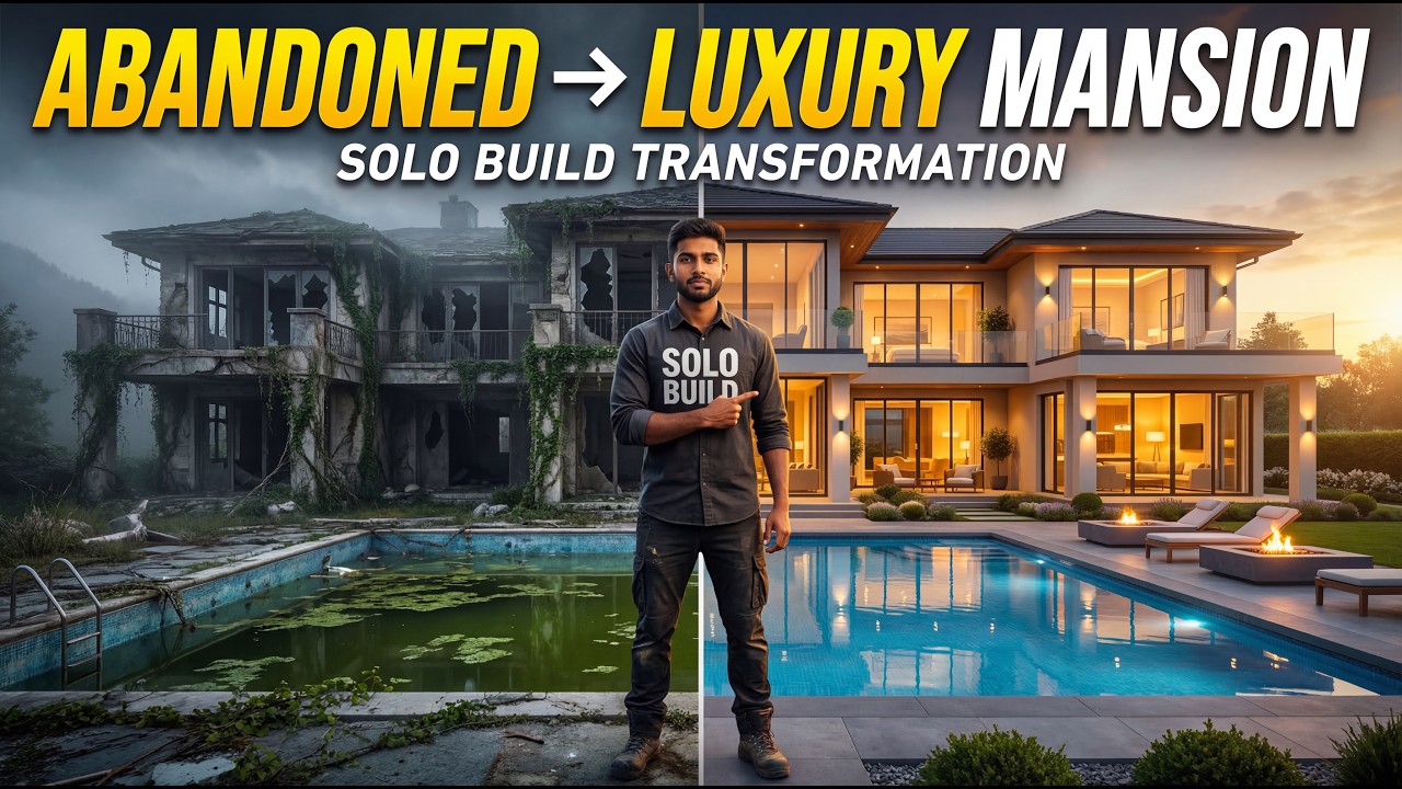 From Abandoned Mansion to Luxury Mountain Estate | Full Restoration Documentary