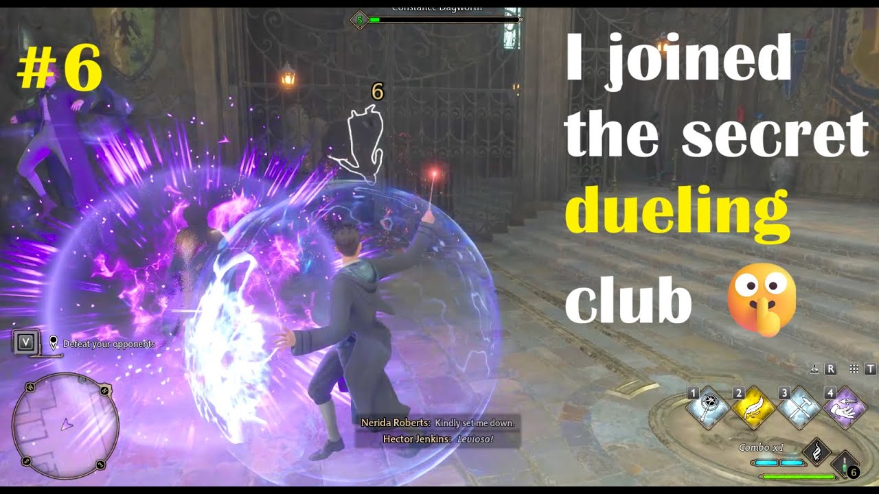 The Secret dueling Club and a Map || Hogwarts Legacy #6