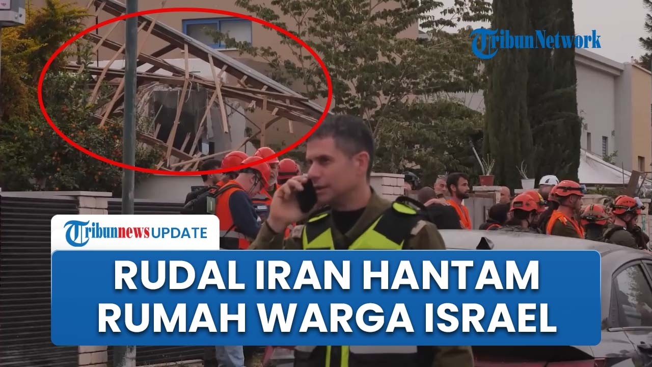 Serangan Baru Iran, Rumah Warga di Israel Rusak Parah Dihantam Pecahan Rudal Balistik