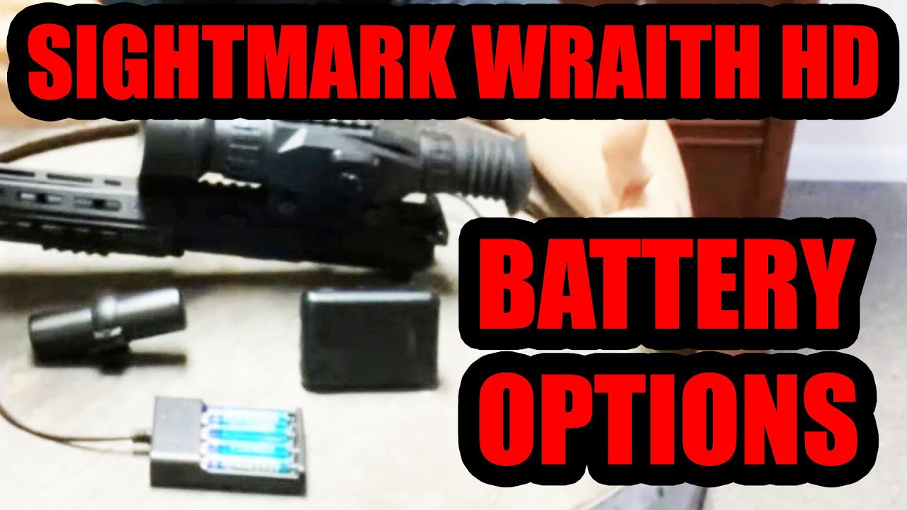 Варианты батарей для Sightmark Wraith HD