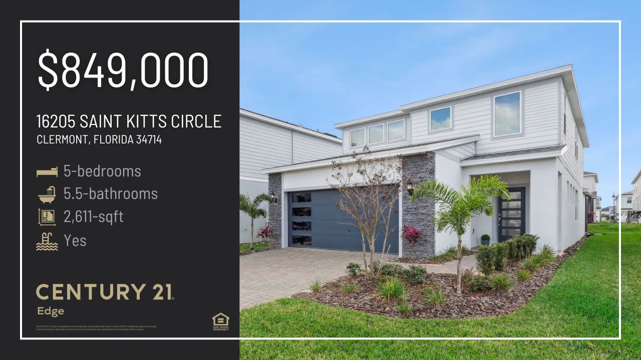 16205 Saint Kitts Circle, Clermont, FL 34714