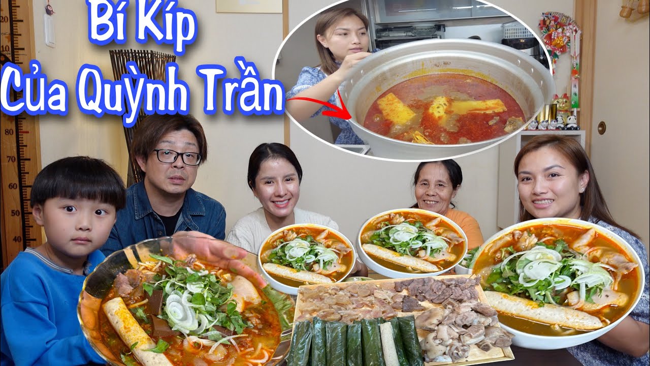Yêu Cầu Quỳnh Trần Nấu TÔ BÚN BÒ 5 SAO kèm Cả Công Thức - Có Như Mong Đợi ?