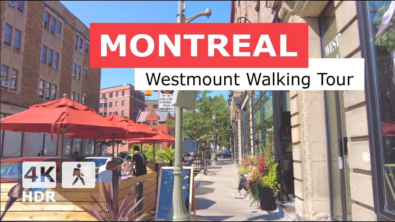 [ 4K ] Westmount Walking Tour | Montreal | Quebec Canada 2024