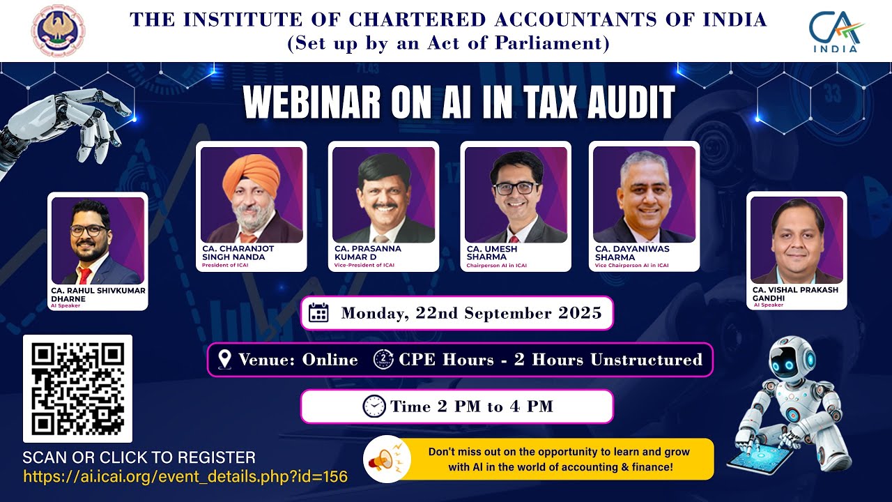 Webinar on AI in Tax Audit