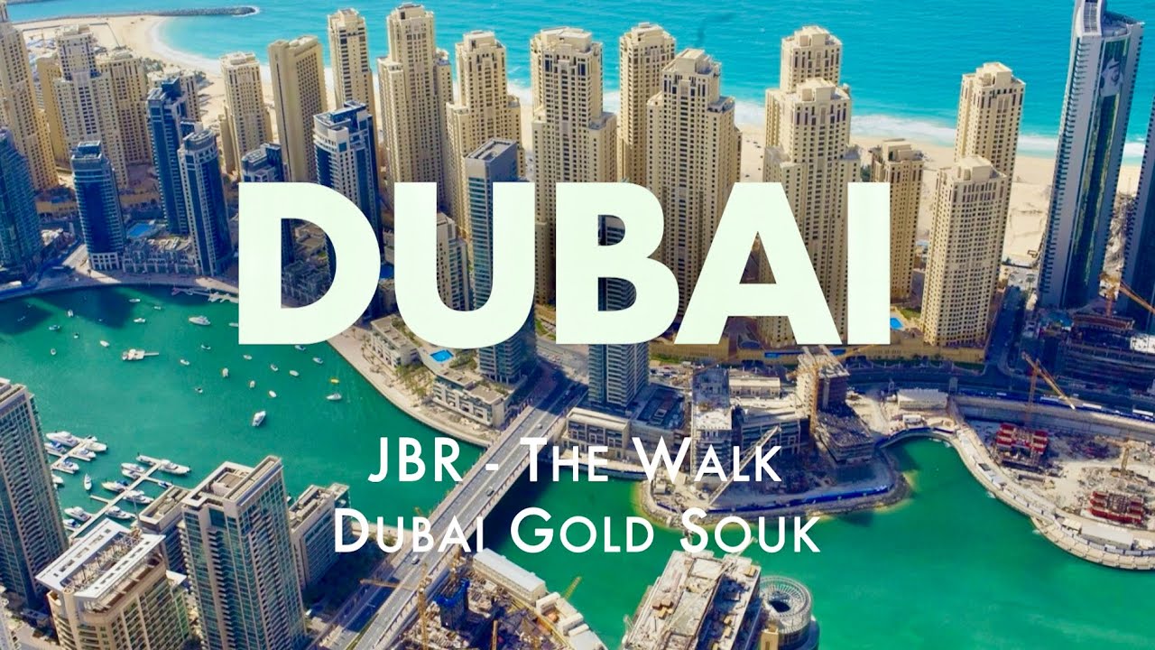 Dubai Tour | JBR The Walk & Dubai Gold Souk | Part 1 | 4K