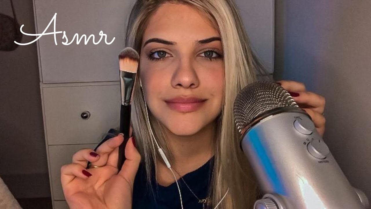 O ASMR mais calmo do mundo! | Camera brushing + Sons de boca