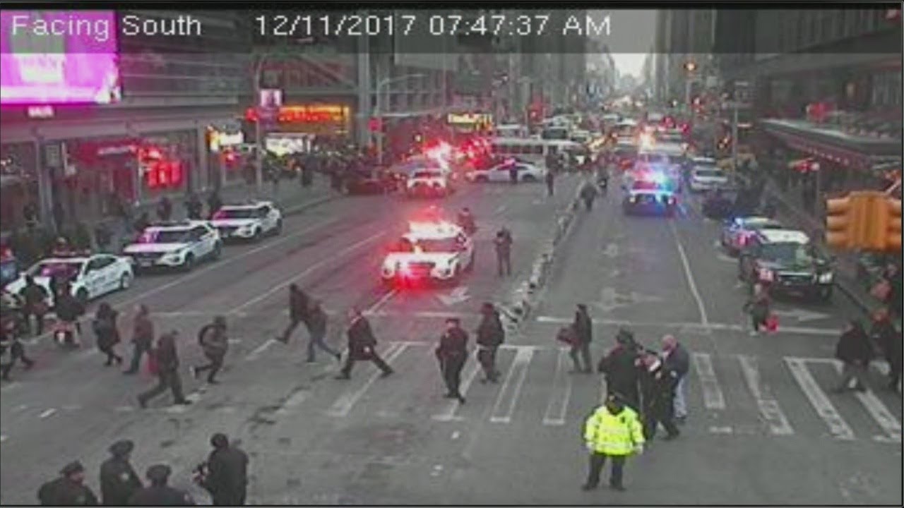 Explosion At Port Authority Bus Terminal