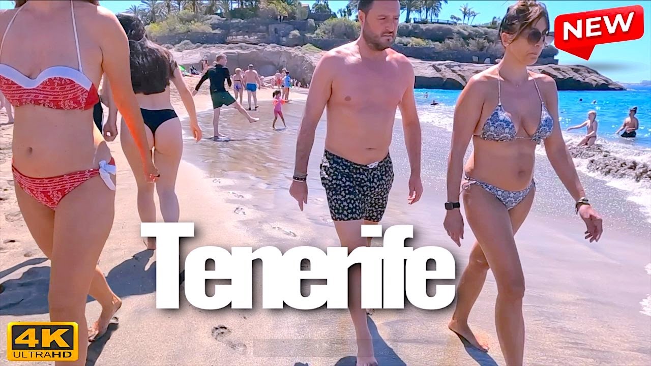 Tenerife 🏖️ Beach Walk | FA&Ntilde;ABE Beach 🌊☀️ 4K 2026