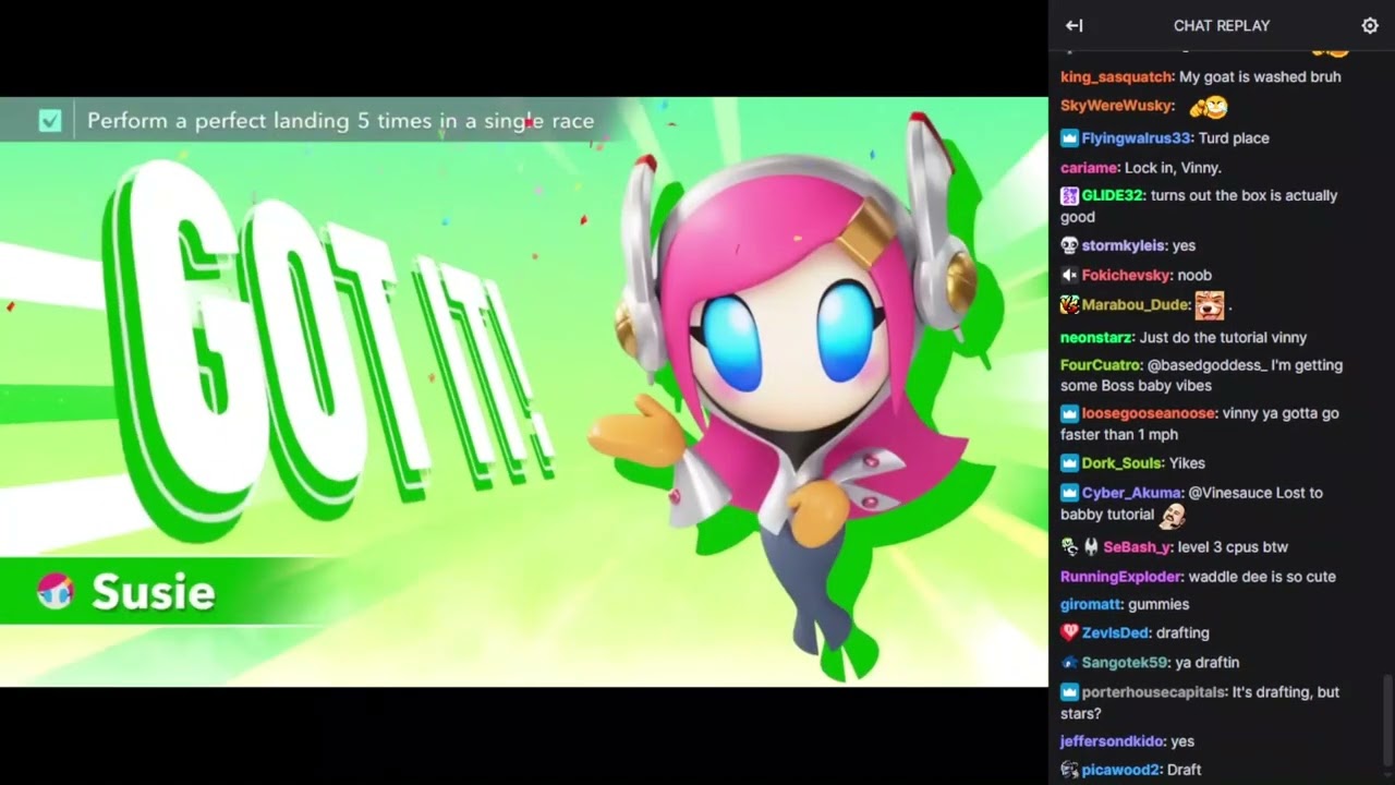 Vinny - KIRBY AIR RIDERS (PART 1) [WITH CHAT]