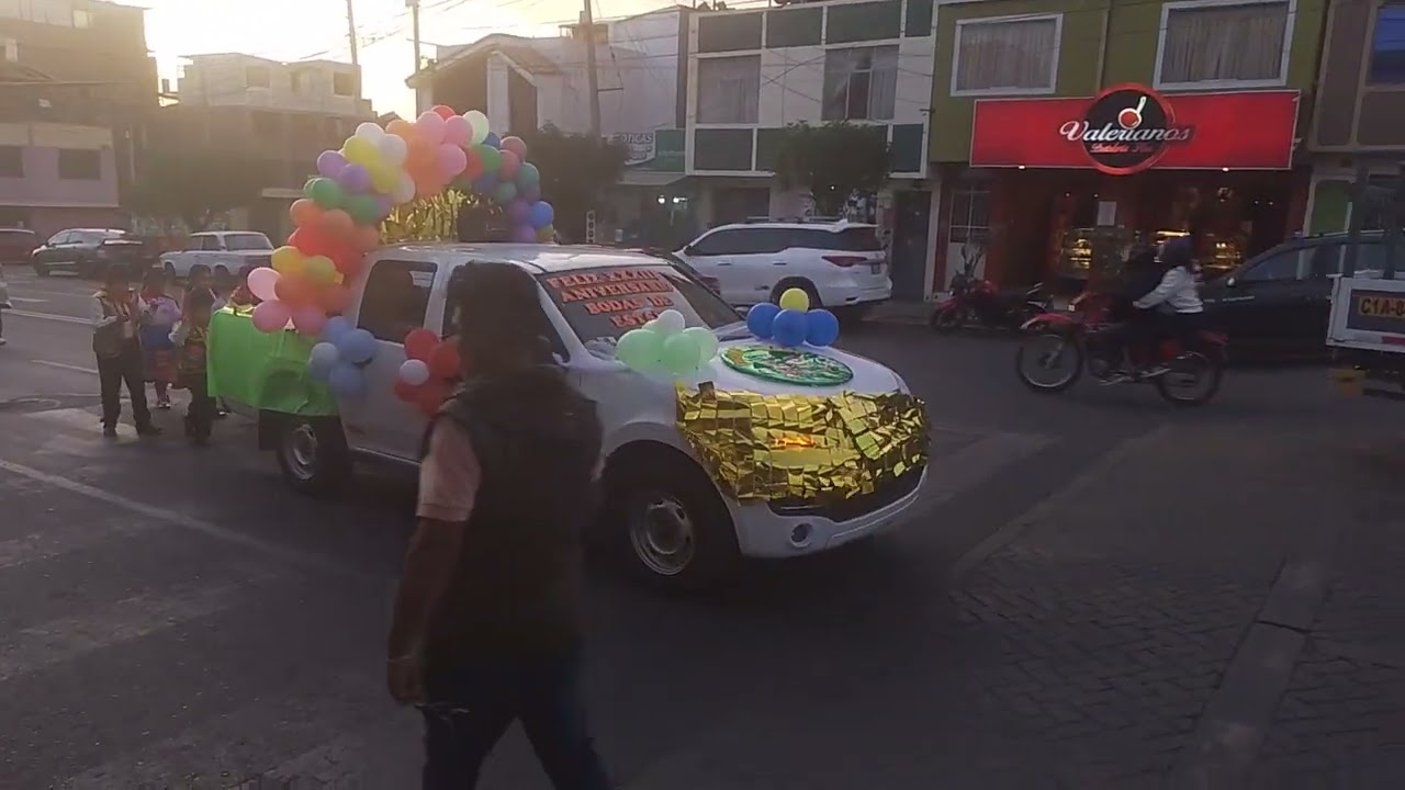 Pasacalle del colegio América Mariano Melgar 