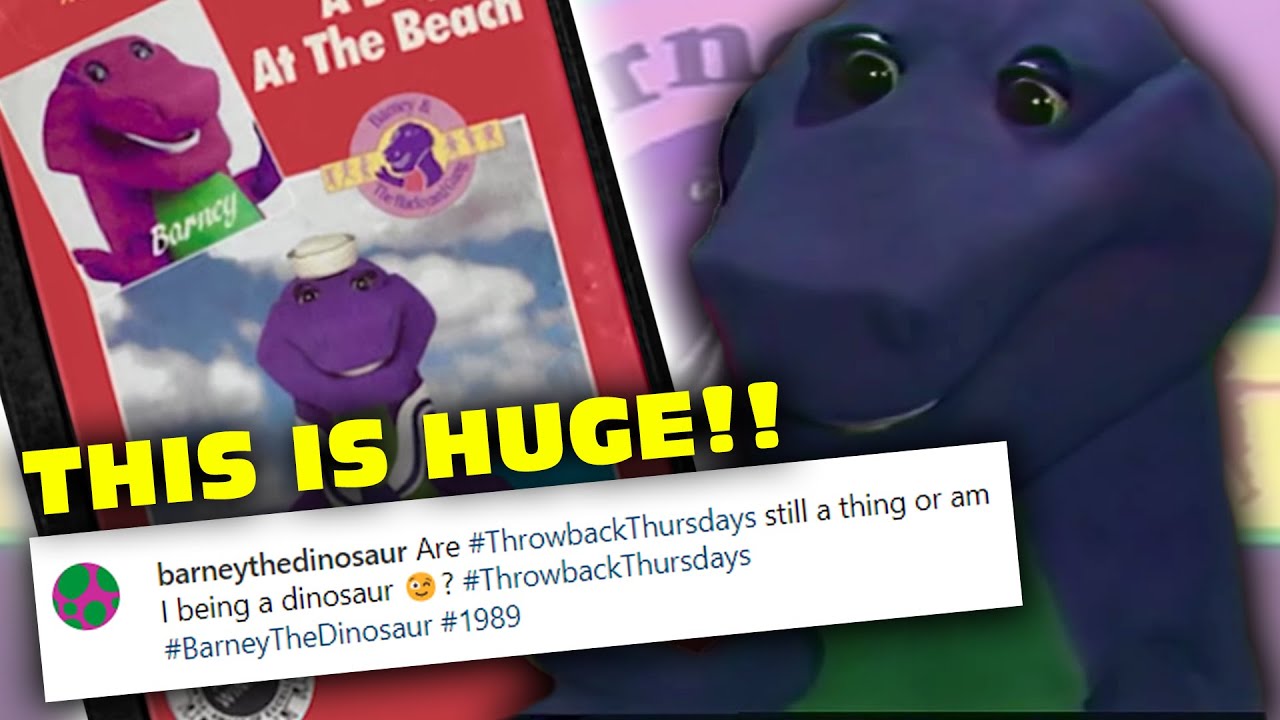 Barney's 1988 Series OFFICIALLY Referenced After 35 Years