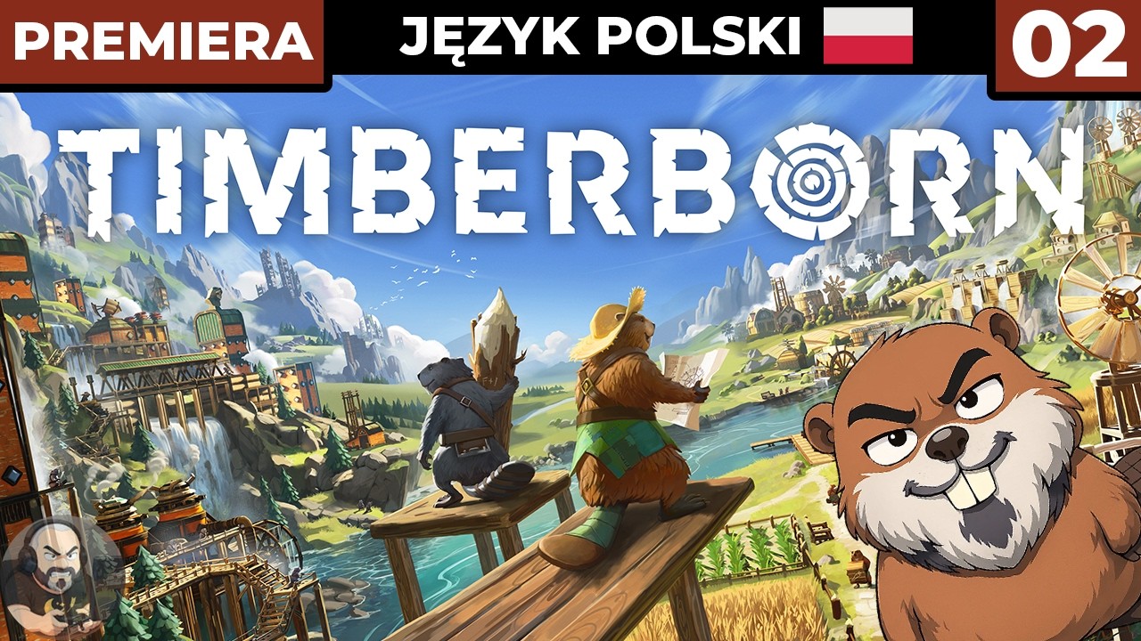 Timberborn PL #2 - Pierwsze susze za nami! - Gameplay PL