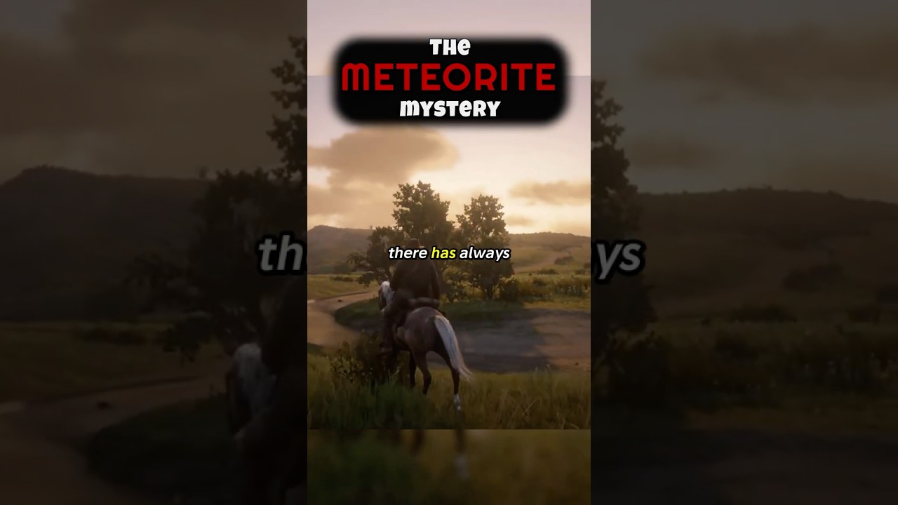 Red Dead Redemption 2 METEORITE Mystery ☄️ 