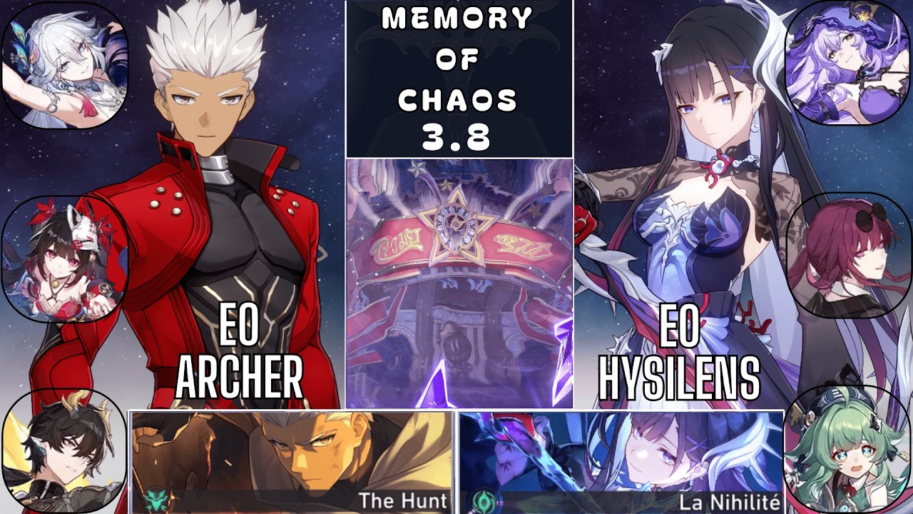 E0 Archer/Yao guang & E0 Hysilens Memory of Chaos Honkai Star Rail