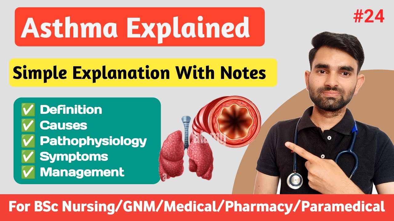 Asthma in Hindi | Asthma Lecture in Hindi | Causes, Symptoms, Pathophysiology & Management of Asthma