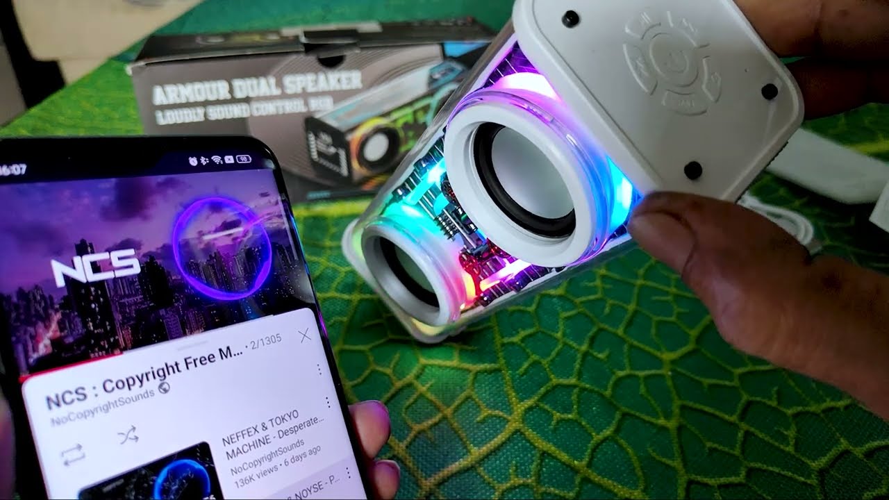 Bluetooth Speaker RGB LED Wireless 3D Surround Portable 2024