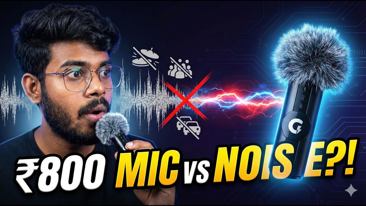 Grenaro S12 Wireless Mic Review: Can a ₹800 Mic CANCEL This Much Noise?