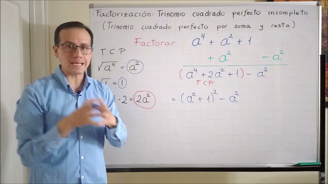 Trinomio cuadrado perfecto incompleto (parte 1)