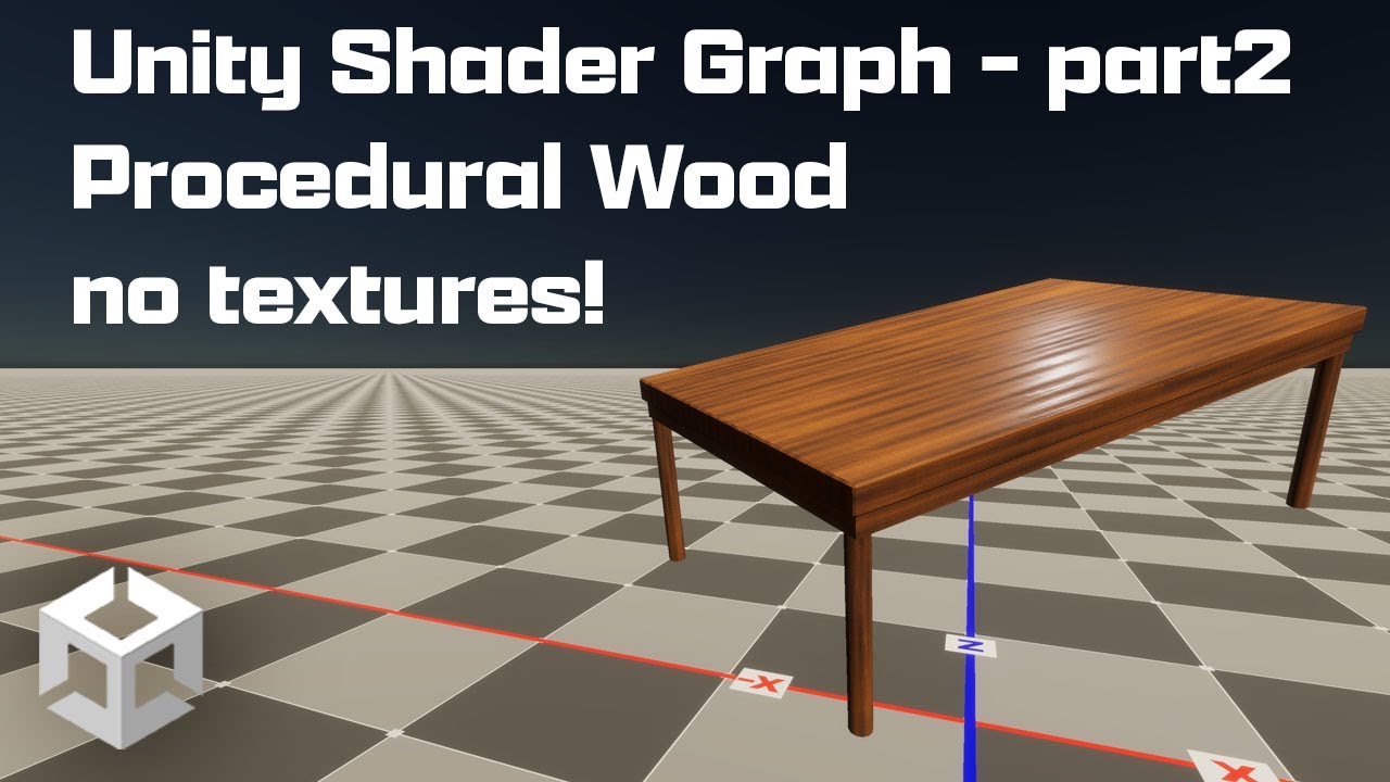 Unity Shader Graph Procedural Wood No Textures! part 2