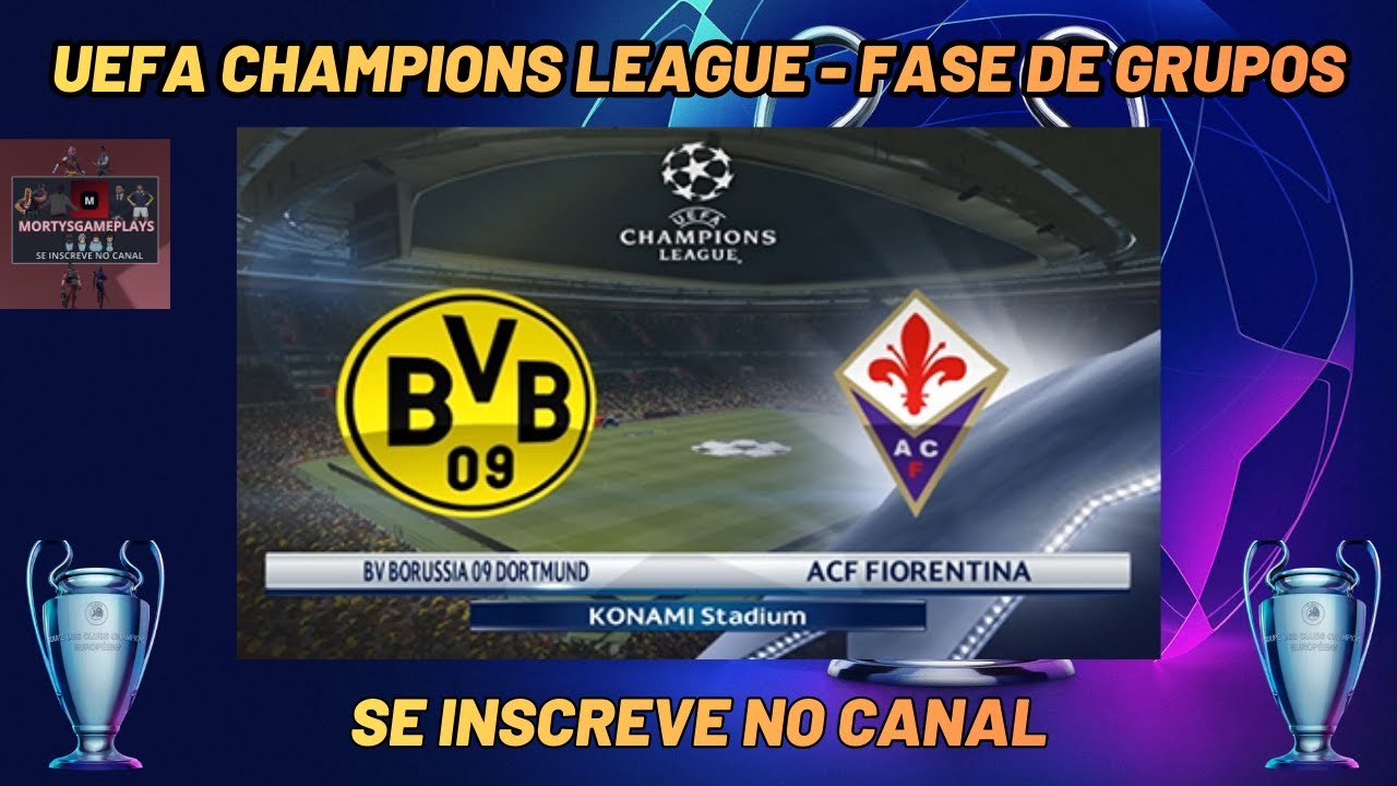 BORUSSIA DORTMUND X FIORENTINA | FASE DE GRUPOS DA UEFA CHAMPIONS LEAGUE | AO VIVO