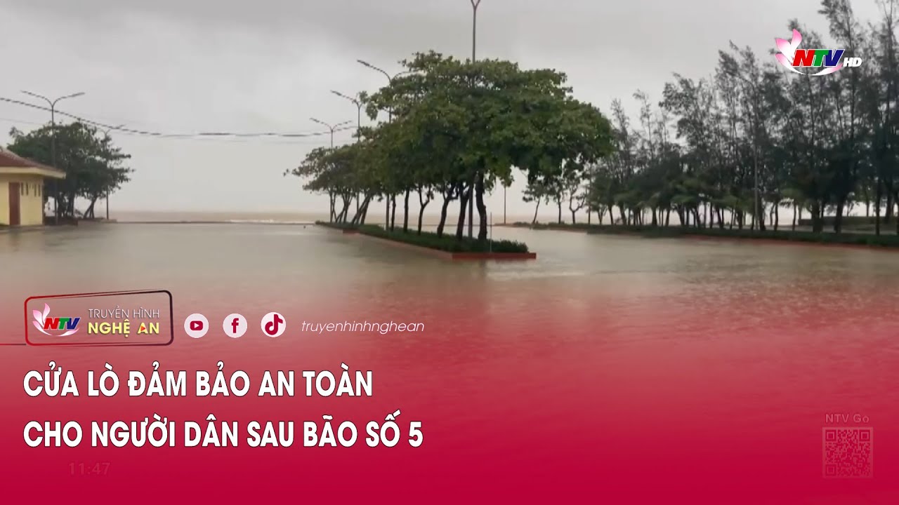 Cửa Lò đảm bảo an toàn cho người dân sau bão số 5