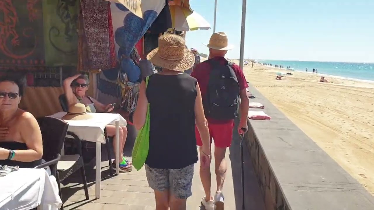 Morro Jable Stad en Boulevard, Fuerteventura Maart 2023