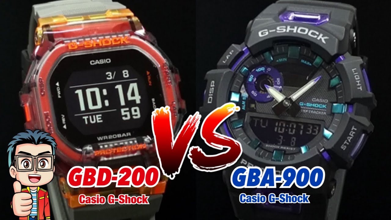 รุ่นไหนจะชนะ รุ่นไหนดีกว่ากัน!! เปรียบเทียบ นาฬิกา Casio G-Shock G-SQUAD GBD-200 VS GBA-900