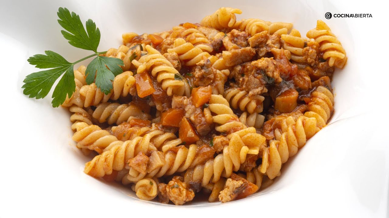 Espirales con boloñesa de pavo con Karlos Arguiñano ¡Sencillo pero muy sabroso!