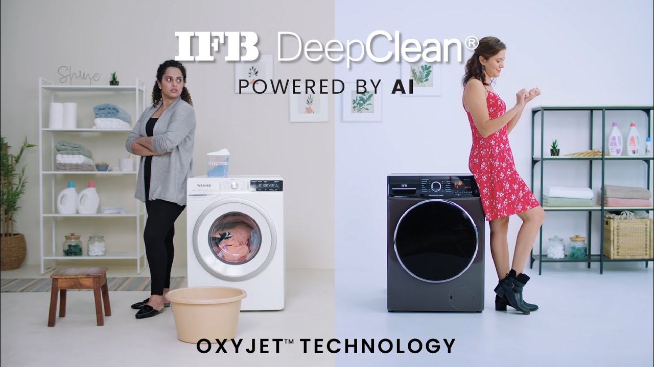 IFB DeepClean Washing Machine - Switch to 10 kg wash in just 60 minutes with Oxyjet&trade; Technology