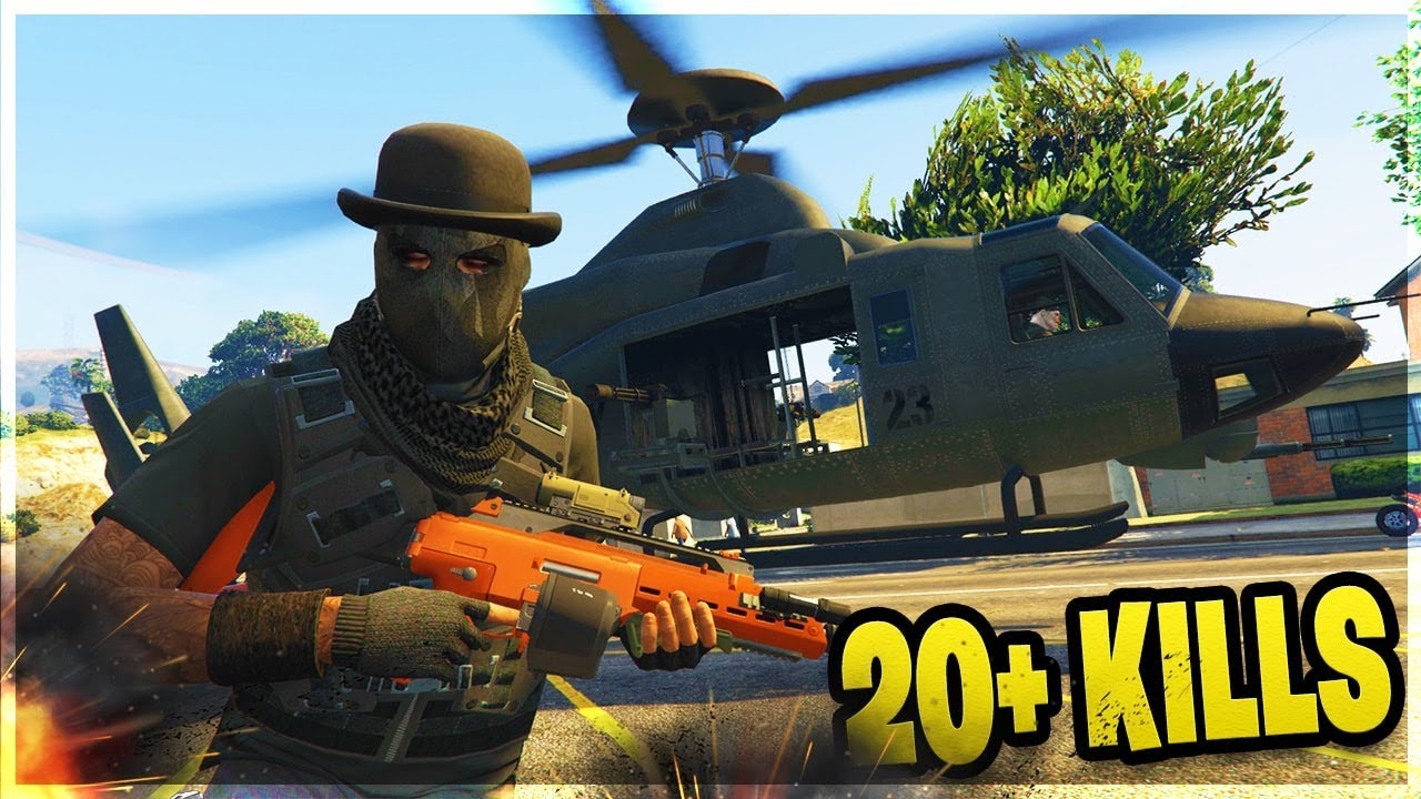 EPIC VALKYRIE AIRSTRIKES ON PLAYERS (GTA 5 FREE MODE RAMPAGE)